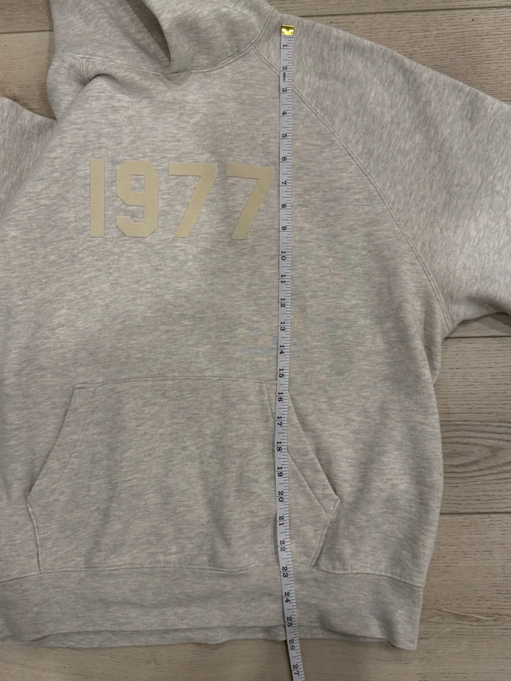 Fear of God Essentials 1977 Hooded Sweatshirt - Light Gray
